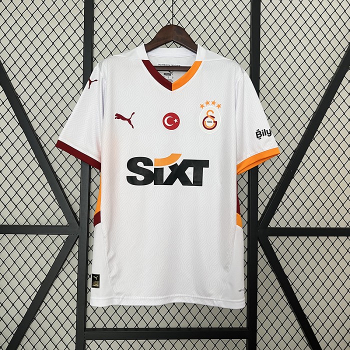 24/25 Galatasaray Away White Jersey Kit Short Sleeve-100759