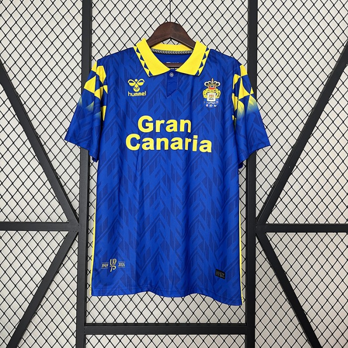 24/25 Hummel Las Palmas Away Blue Jersey Kit Short Sleeve-7090683