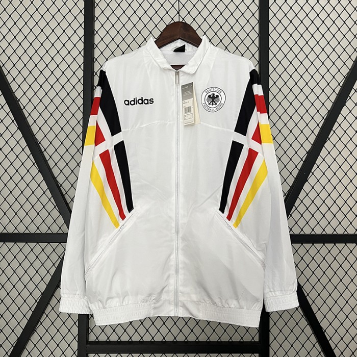 2024 Germany Windbreaker White Windbreaker Long Sleeve-9810038