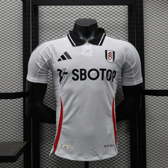 24/25 Fulham Home White Jersey Kit Short Sleeve (Player Version)-1772266