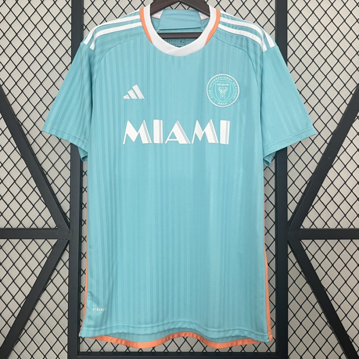 24/25 Miami Third Away Blue Jersey Kit Short Sleeve-3084934