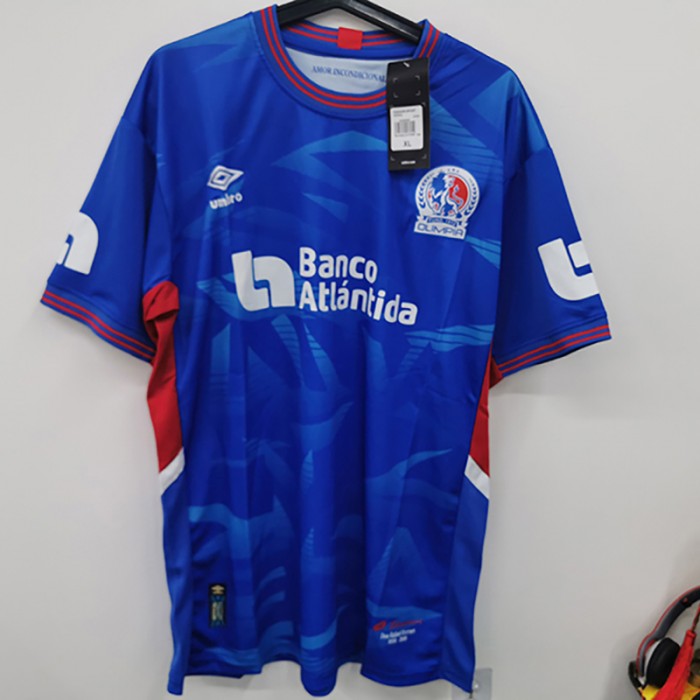 STOCK CLEARANCE [SIZE XL] CD Olimpia Training Blue Jersey Kit short sleeve-9158095 [i]