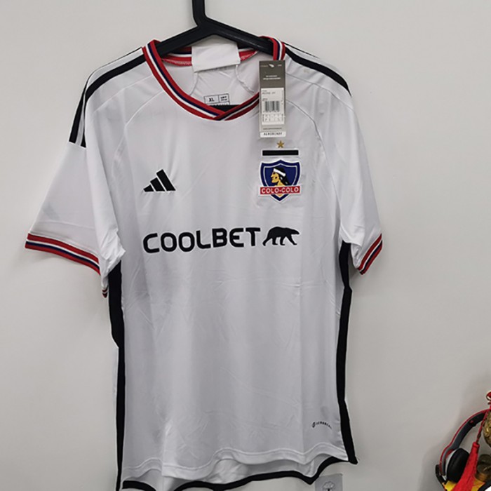 STOCK CLEARANCE [SIZE  S M ] Colo Colo Home White Jersey Kit short sleeve-8827735 [i]