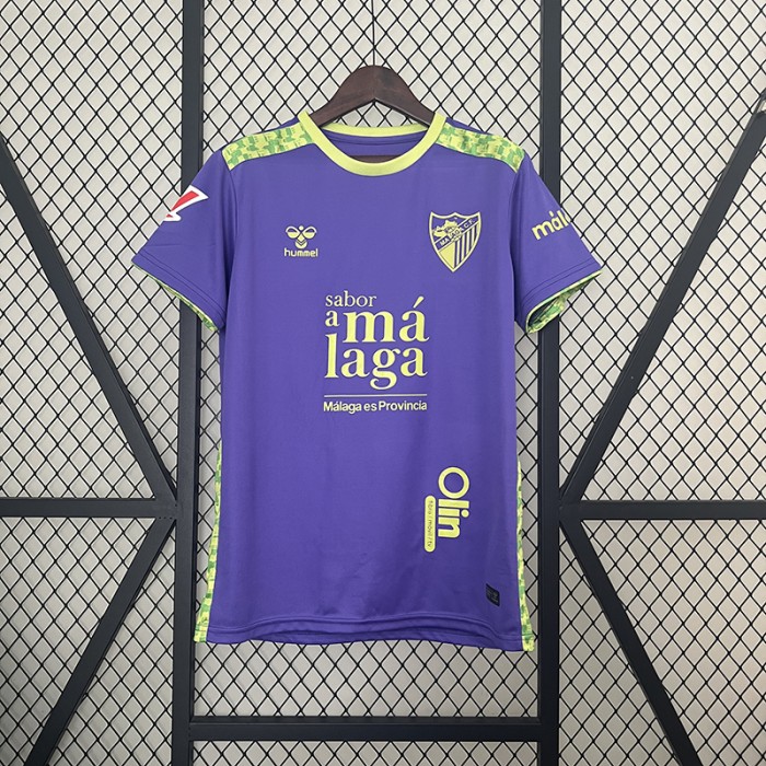 24/25 Malaga Away Purple Jersey Kit short sleeve-6673288