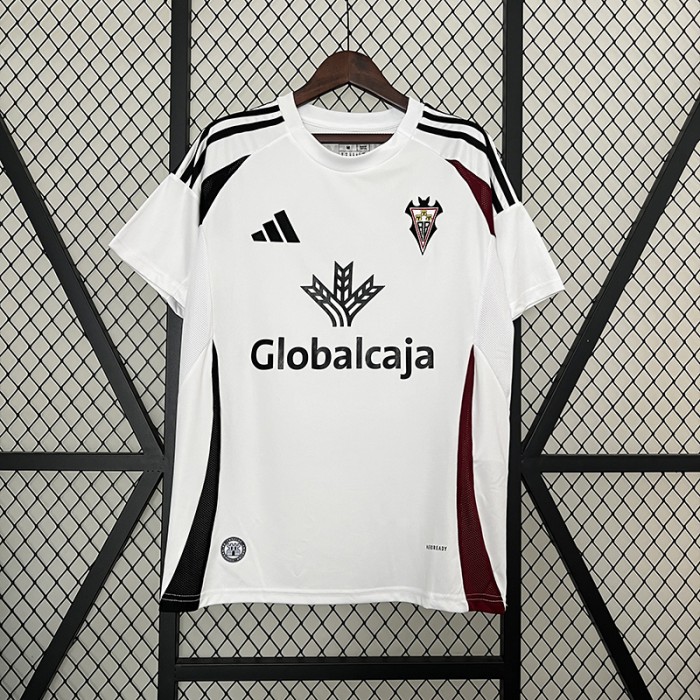 24/25 Albacete Home White Jersey Kit short sleeve-9610409