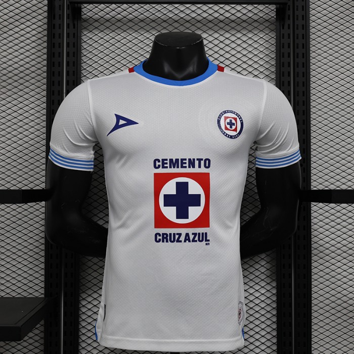 24/25 Cruz Azul Away White Jersey Kit short sleeve (Player Version)-9358827