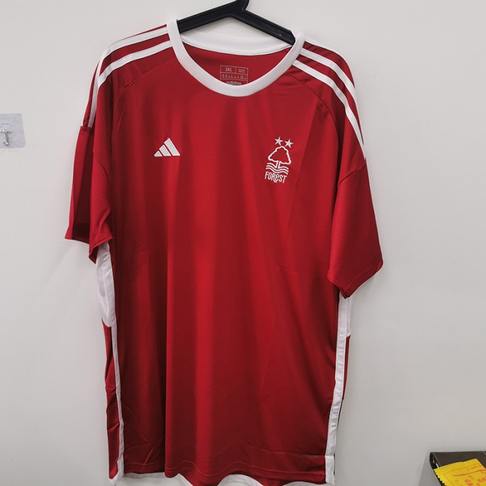 STOCK CLEARANCE [SIZE 3XL] 23/24 Nottingham Forest Home Red Jersey Kit short sleeve-104335