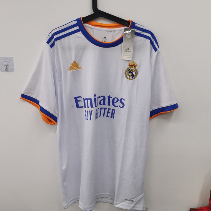 STOCK CLEARANCE [SIZE XXL] 21/22 Real Madrid home White Jersey Kit short sleeve-432776