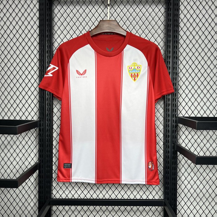 24/25 Almeria Home Red White Jersey Kit short sleeve-8968044