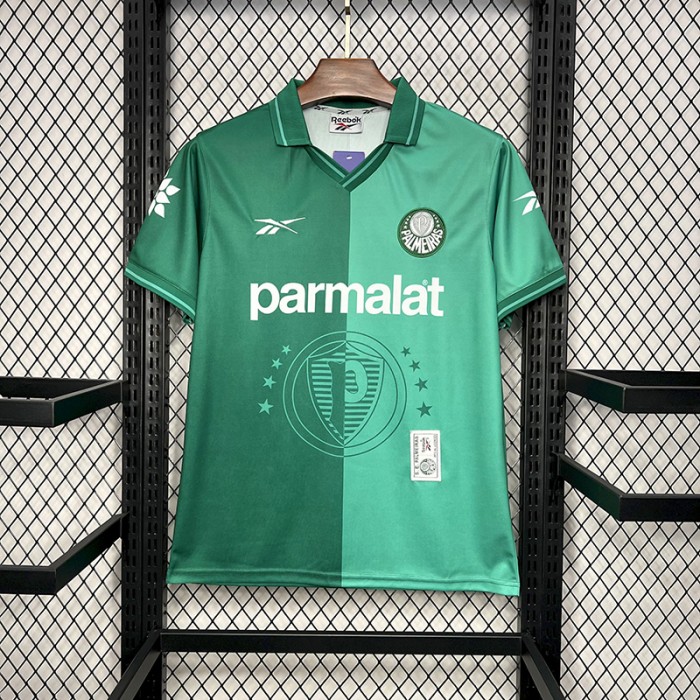 Retro 97/98 Palmeiras Home Green Jersey Kit short sleeve-6507339