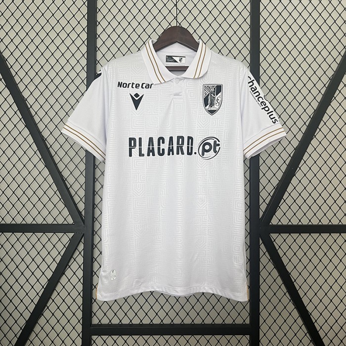 24/25 Vitoria de Guimaraes Home White Black Jersey Kit short sleeve-5481245