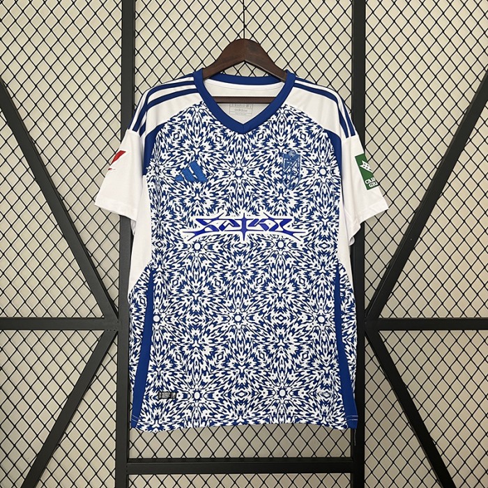 24/25 Granada Away Blue White Jersey Kit short sleeve-4171242