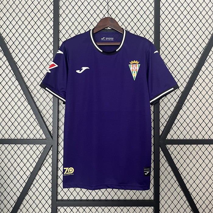 24/25 Cordoba Away Purple Jersey Kit short sleeve-677111