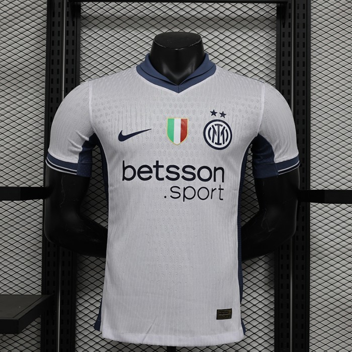 24/25 Inter Milan Away White Jersey Kit short sleeve (Player Version)-2290043