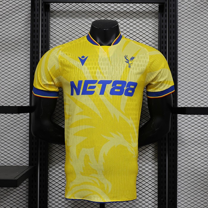 24/25 Crystal Palace Second Away Yellow Jersey Kit short sleeve (Player Version)-541630