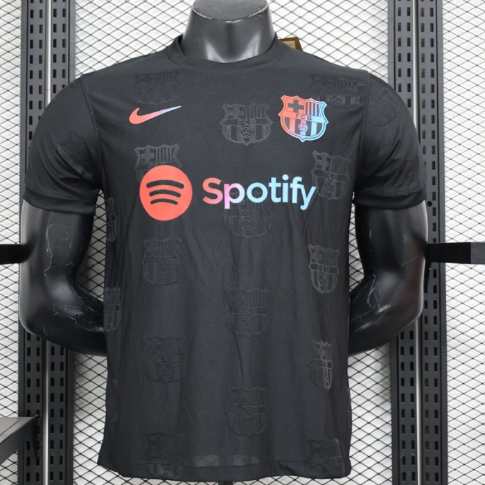 24/25 Barcelona Special Edition Black Jersey Kit short sleeve (Player Version)-1055153