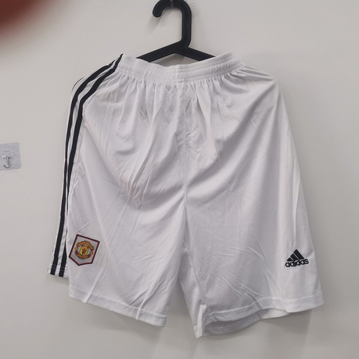 STOCK CLEARANCE [SIZE XL] 22/23 Manchester United M-U Home Shorts White Shorts Jersey-9823069