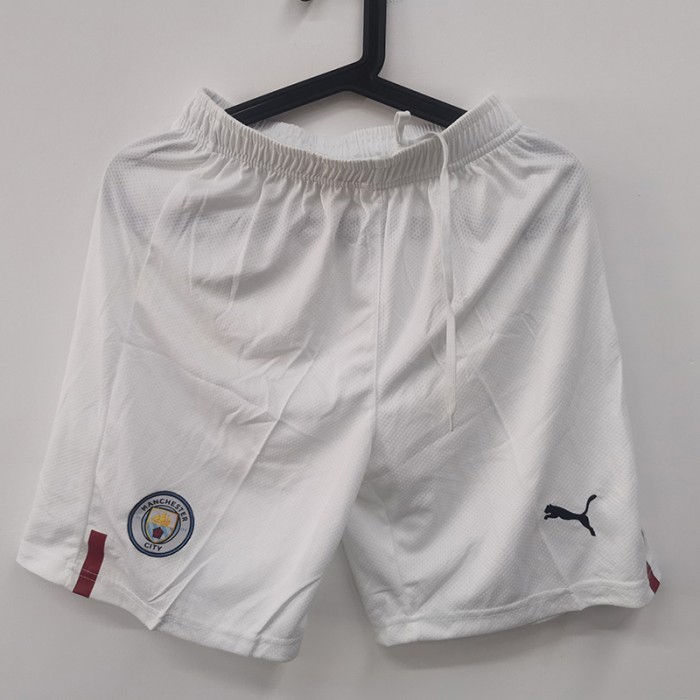 STOCK CLEARANCE [SIZE S] 22/23 Manchester City Home Shorts White Shorts Jersey-1842850