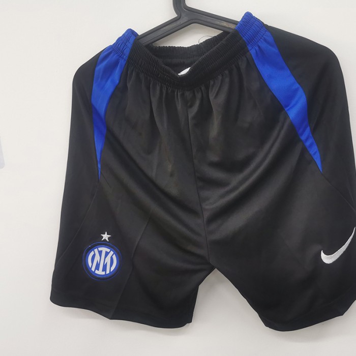 STOCK CLEARANCE [SIZE S] 22/23 Inter Milan Home Shorts Black Shorts Jersey-7926201