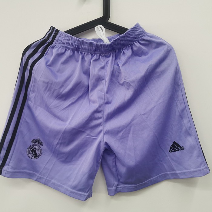 STOCK CLEARANCE [SIZE S] 22/23 Real Madrid Away Shorts Purple Shorts Jersey-160281