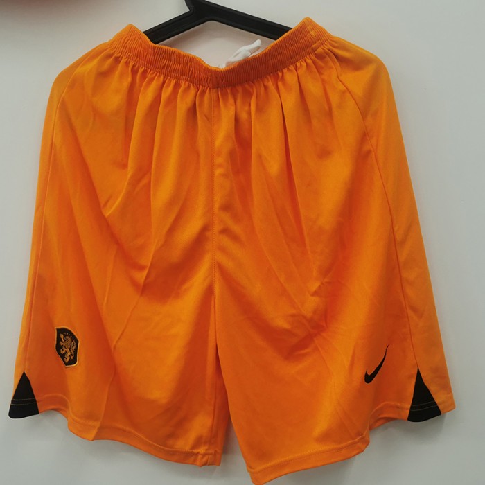 STOCK CLEARANCE [SIZE XXL] 2022 Netherlands Home Shorts Orange Shorts Jersey-3050589