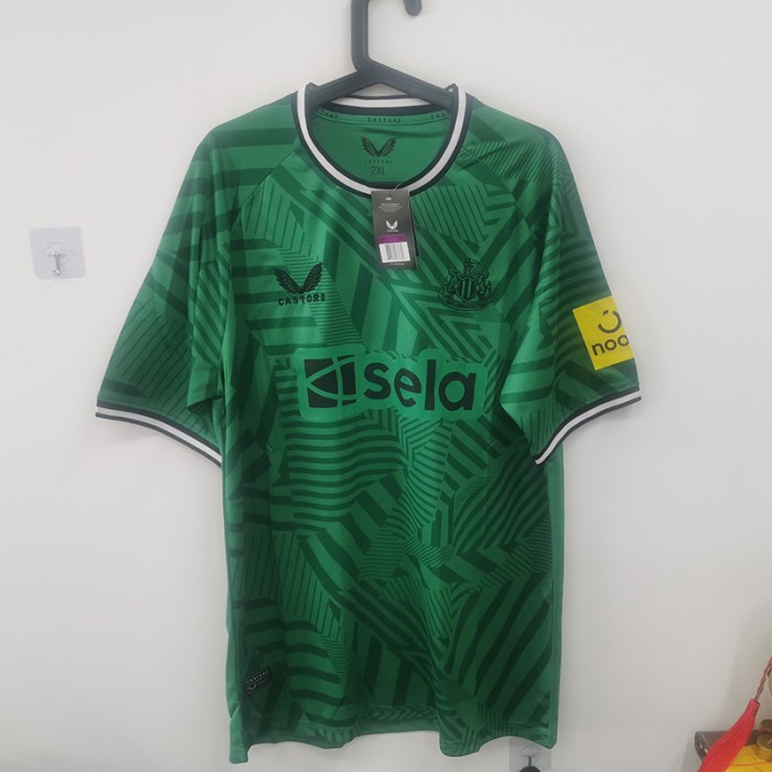 STOCK CLEARANCE [SIZE XXL] 23/24 Newcastle United Away Green Jersey Kit short sleeve-7255489