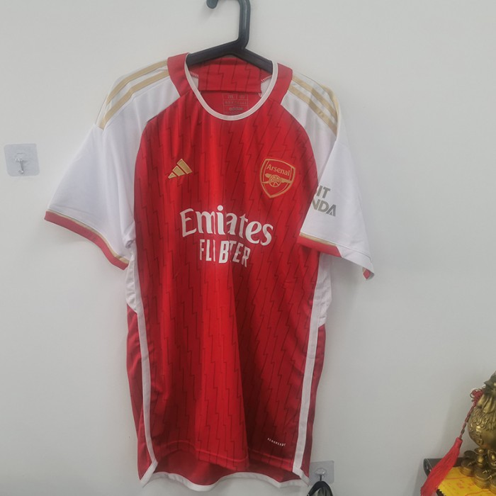 STOCK CLEARANCE [SIZE XXL] 23/24 Arsenal Home Red Jersey Kit short sleeve-9802458