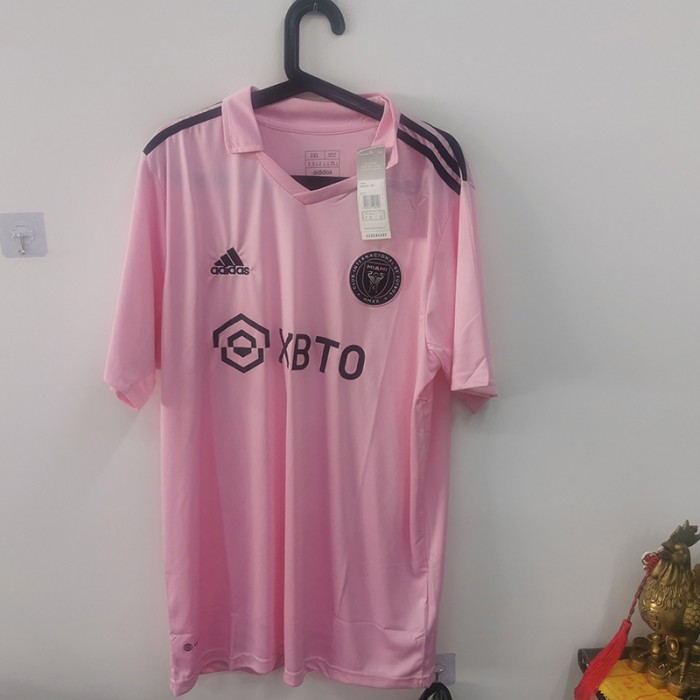 STOCK CLEARANCE [SIZE XXL] 23/24 Miami Home Pink Jersey Kit short sleeve-8673802