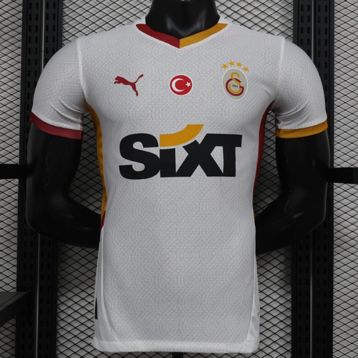 24/25 Galatasaray Away White Jersey Kit short sleeve (Player Version)-8887873