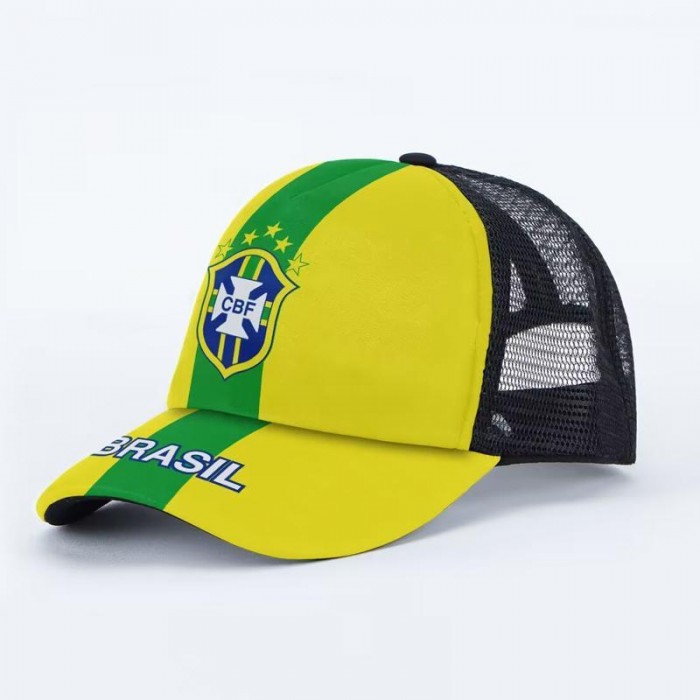 Brazil football fashion trend cap baseball cap men and women casual hat-9746796