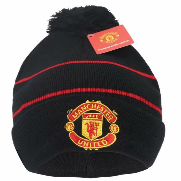 Manchester United M-U letter fashion trend cap Knit sweater cap men and women casual hat-2170426