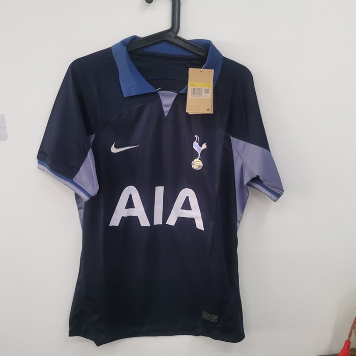 STOCK CLEARANCE [SIZE S] 23/24 Tottenham Hotspur Away Navy Blue Jersey Kit short sleeve-9225017