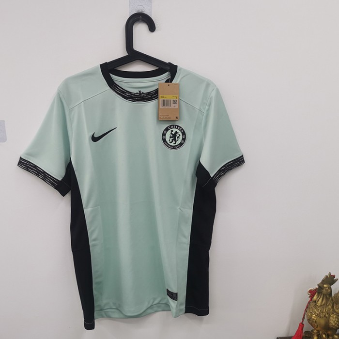 STOCK CLEARANCE [SIZE S] 23/24 Chelsea Third Away Light Green Jersey Kit short sleeve-1965746