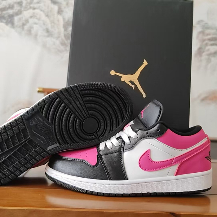 Air Jordan 1 AJ1 Running Shoes-White/Pink-2177786