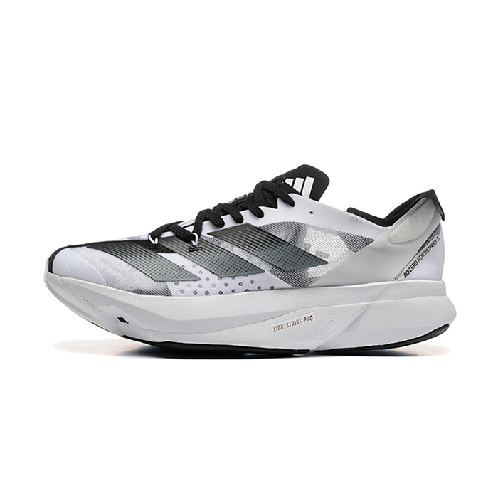 Adizero Adios Por3 Running Shoes-Gray/White-7781017