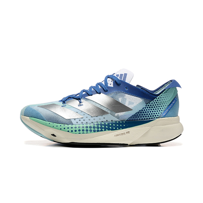 Adizero Adios Por3 Running Shoes-Blue/Silver-8031906