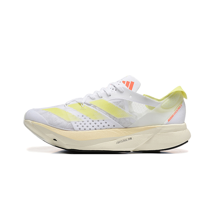 Adizero Adios Por3 Running Shoes-White/Green-259546