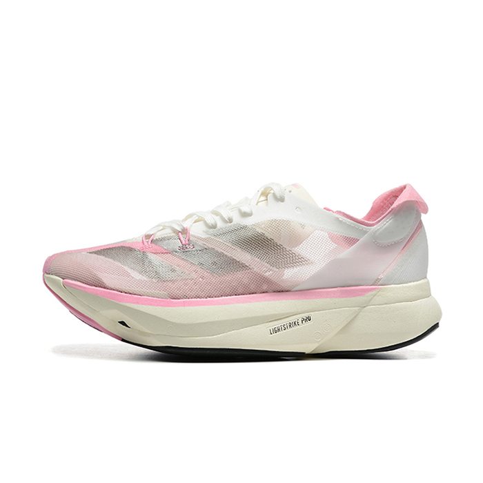 Adizero Adios Por3 Women Running Shoes-White/Pink-3811116