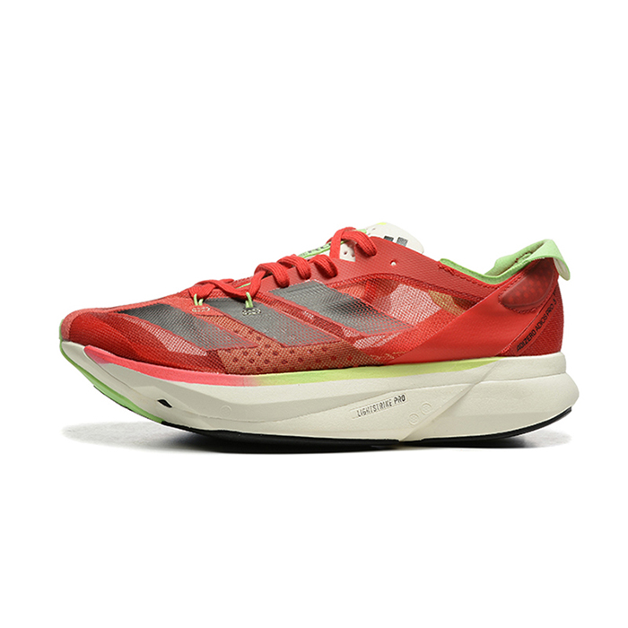 Adizero Adios Por3 Running Shoes-Red/White-1659070