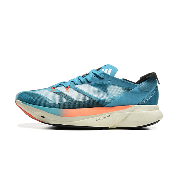 Adizero Adios Por3 Running Shoes-Blue/White-3335617