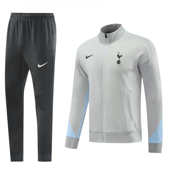 24/25 Tottenham Hotspur Gray Edition Classic Jacket Training Suit (Top+Pant)-7165688