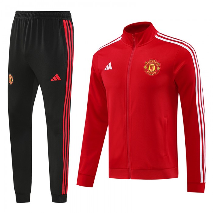 24/25 Manchester United M-U Red Edition Classic Jacket Training Suit (Top+Pant)-580976