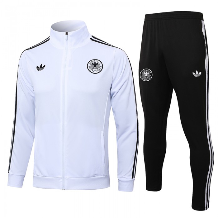 2024 Germany White Black Edition Classic Jacket Training Suit (Top+Pant)-6239289