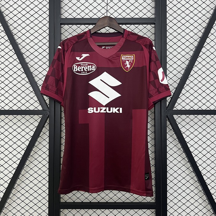 24/25 Torino Home Wine Red Jersey Kit Short Sleeve-980324