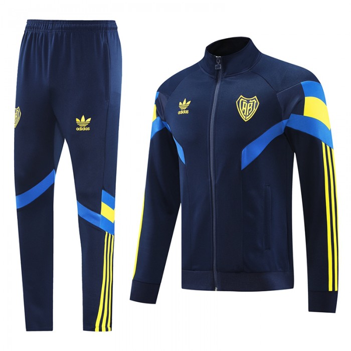 24/25 Boca Juniors Navy Blue Edition Classic Jacket Training Suit (Top+Pant)-6640501