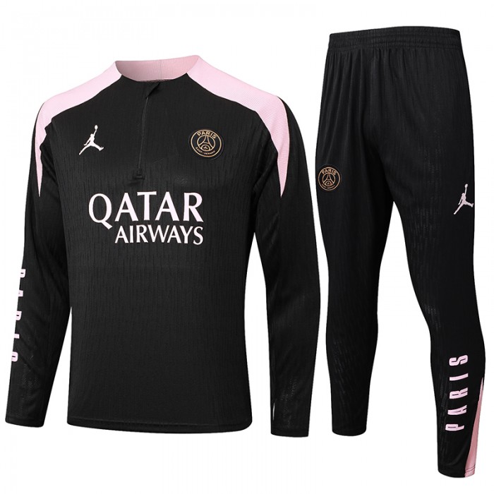 24/25 Paris Saint-Germain PSG Black Edition Classic Jacket Training Suit (Top+Pant)-5559409