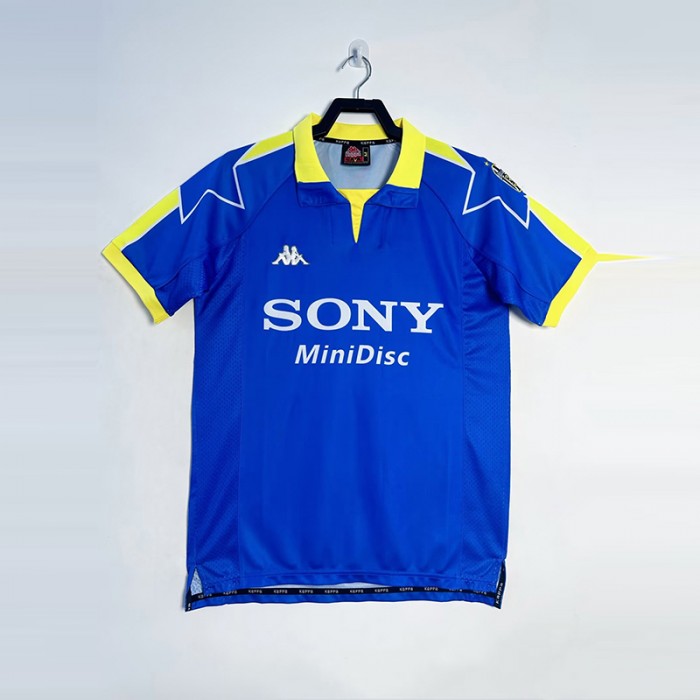 Retro 97/9 Juventus Away Blue Jersey Version Short Sleeve-9029721