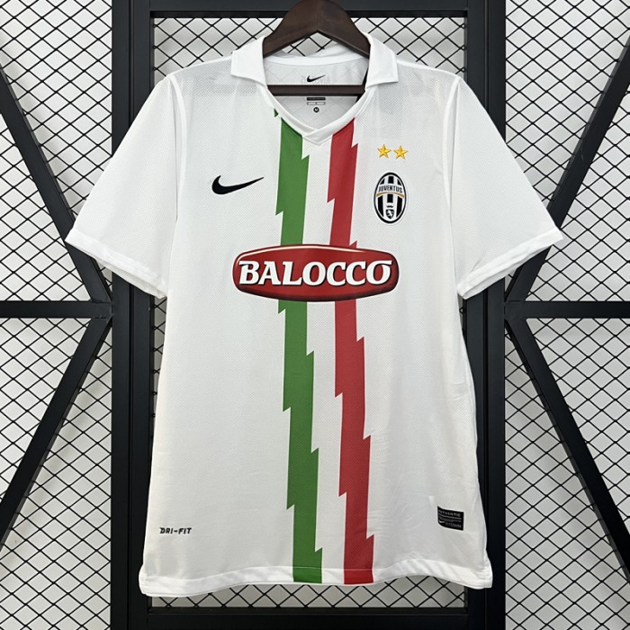 Retro 10/11 Juventus Away White Jersey Kit short sleeve-8910255